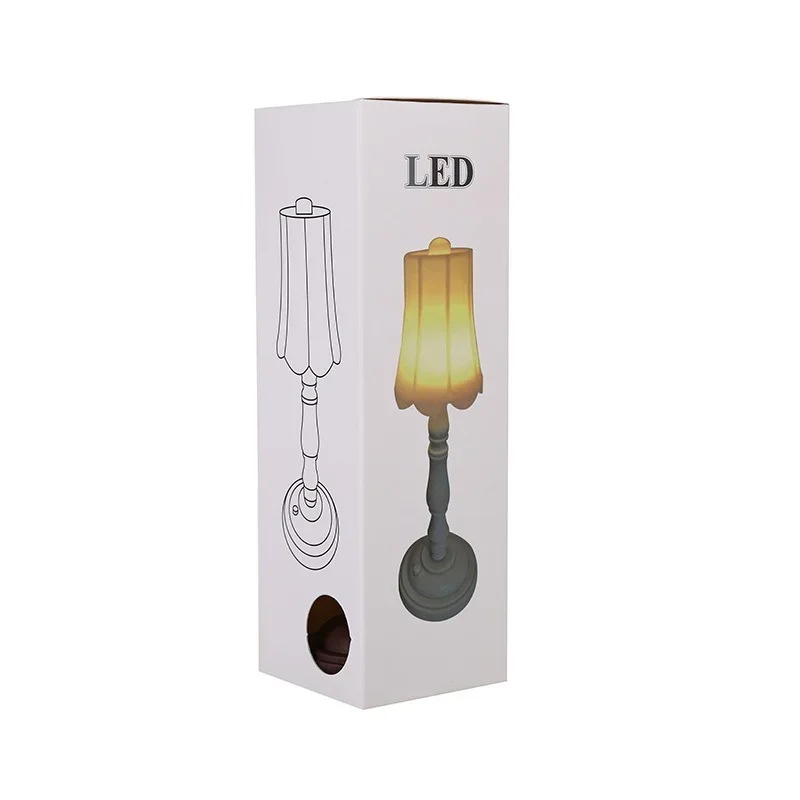 1/6 Scale White LED Desk Lamp Model Furniture for Hot Toys BJD Dollhouse Accessory Kids Pretend Play Toys thumbnail 3