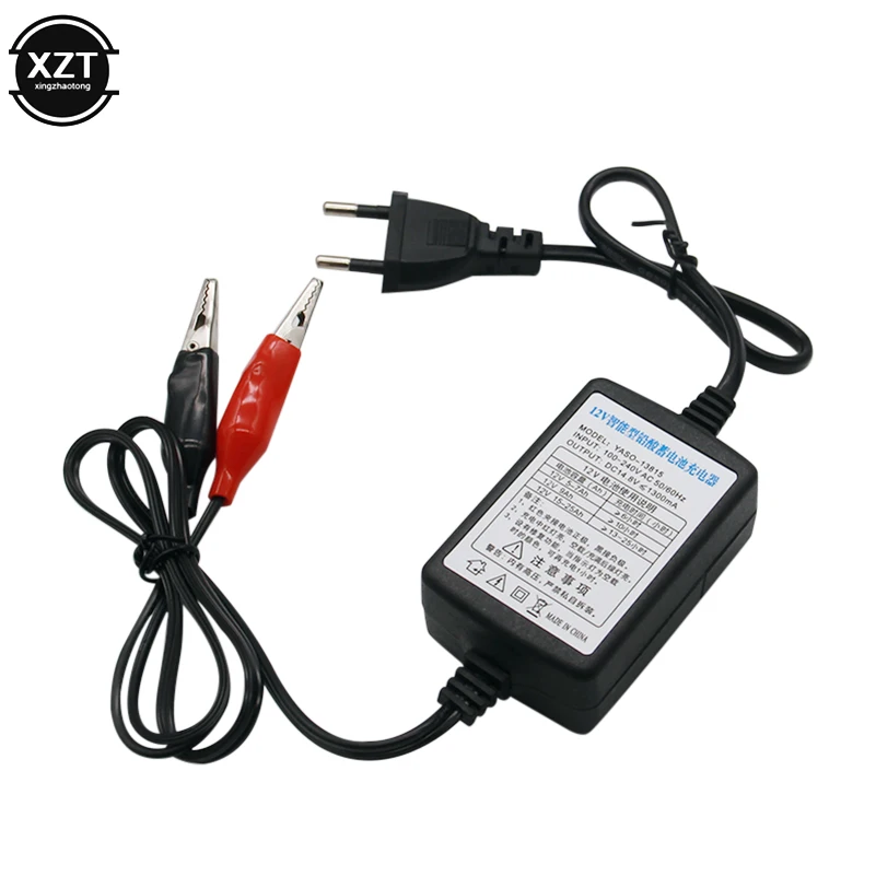 EU US Plug Universal Smart Battery Charger 12V 1300mA Rechargeable Sealed Lead Battery Charger For Car Truck Motorcycle thumbnail 4