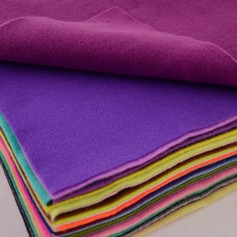 Super Soft Felt Fabric 1.4mm Thick 30*30cm/20cm*90cm Non-woven Sheet for DIY Sewing Crafts, Doll Accessories Material Patchwork thumbnail 5