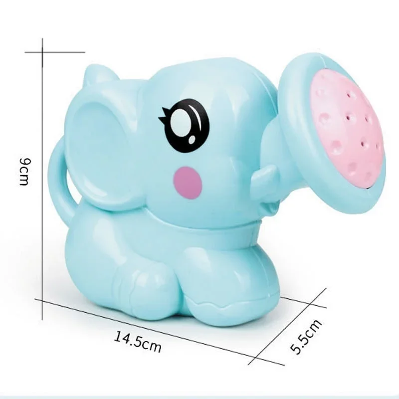 Baby Cartoon Elephant Shower Cup Newborn Child  Shampoo    Water Spoon Bath  2 Color thumbnail 4