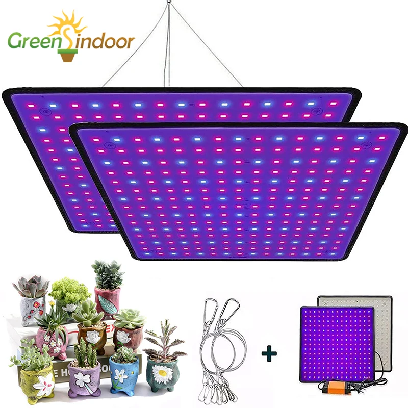 2PCS 2000W LED Grow Light Full Spectrum Phyto Lamp Indoor Phytolamp for Flowers Red Led Plant Growth Light Grow Tent EU US Plug