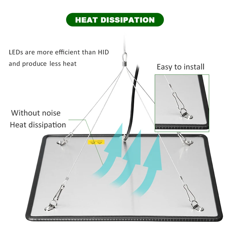 2PCS 2000W LED Grow Light Full Spectrum Phyto Lamp Indoor Phytolamp for Flowers Red Led Plant Growth Light Grow Tent EU US Plug thumbnail 2