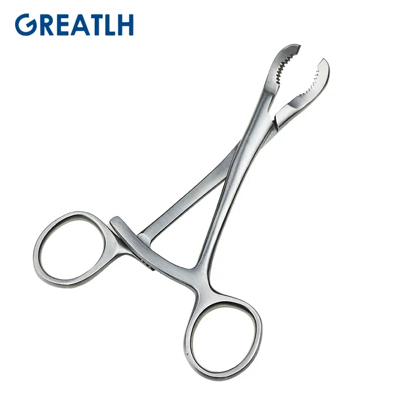 1pcs Stainless Steel Autoclavable Phalanges Toothed Reduction Forceps 14cm/16cm Veterinary Orthopedics Surgical Instruments pet thumbnail 3