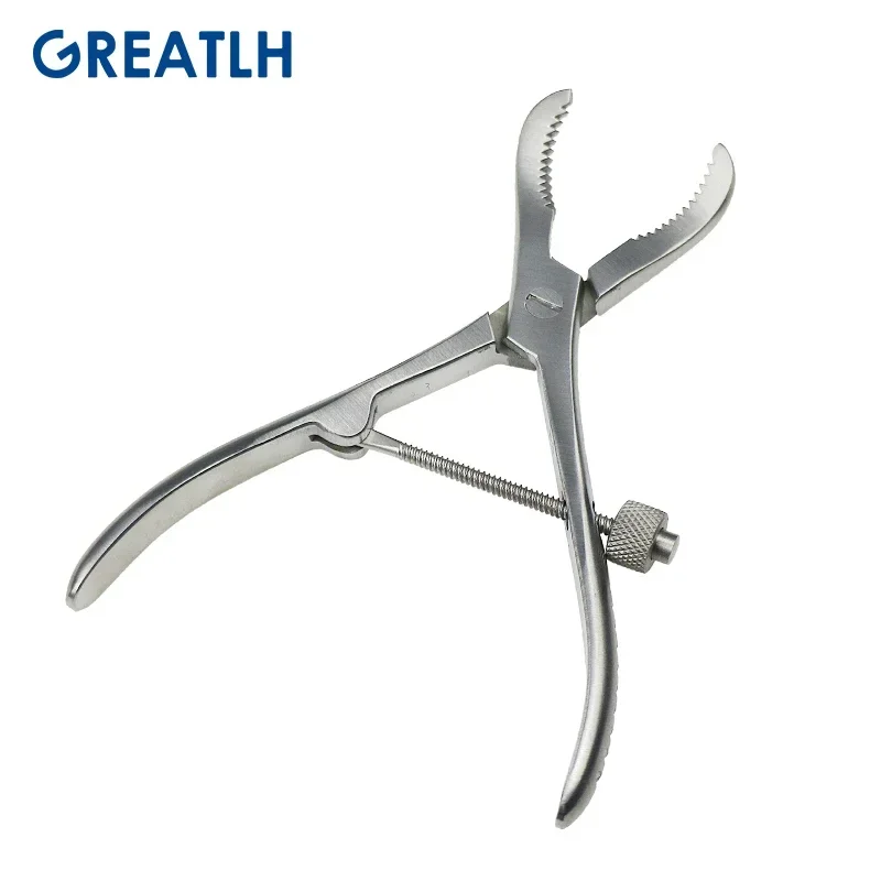 1pcs Stainless Steel Autoclavable Phalanges Toothed Reduction Forceps 14cm/16cm Veterinary Orthopedics Surgical Instruments pet thumbnail 5