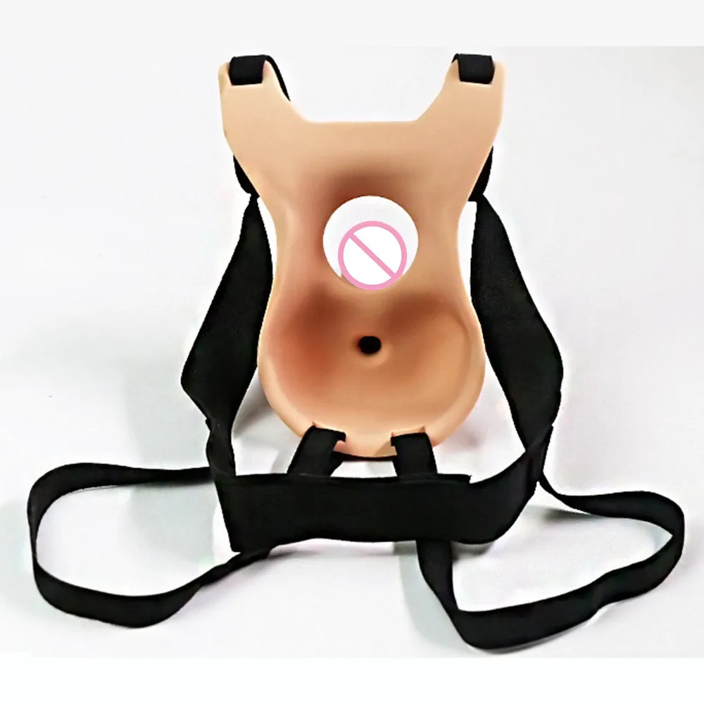 Adult Erotic Sex Toys for Two Couples Men Women Wearable Hollow Dildo Pants Realistic Penis Sleeve Cock Strapon Harness Belt 18+ thumbnail 4