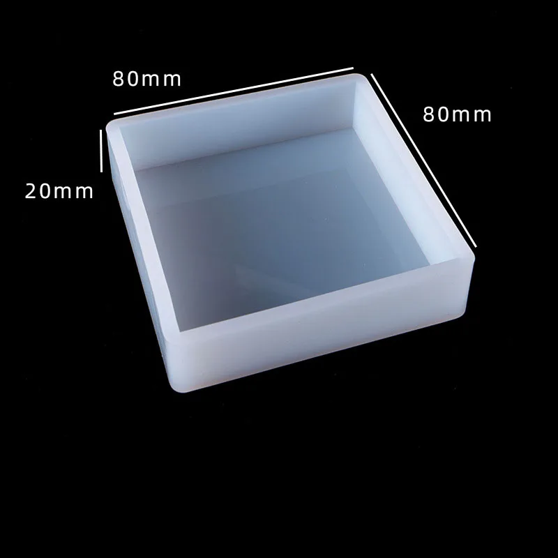 Cuboid Cube Resin Moulds Crystal Epoxy DIY Jewelry Pendant Storage Tray Square Rectangular Casting Accessories Silicone Mold thumbnail 5