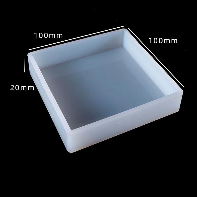 Cuboid Cube Resin Moulds Crystal Epoxy DIY Jewelry Pendant Storage Tray Square Rectangular Casting Accessories Silicone Mold thumbnail 6