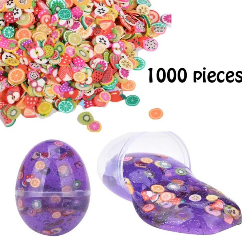 1000Pcs Polymer Clay Resin Fruit Slice for Epoxy Silicone Mold DIY Craft Jewelry Cellphone Decoration Accessory Making Supplies thumbnail 4