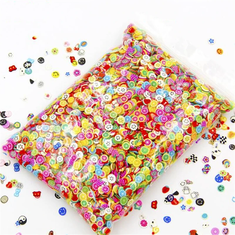 1000Pcs Polymer Clay Resin Fruit Slice for Epoxy Silicone Mold DIY Craft Jewelry Cellphone Decoration Accessory Making Supplies thumbnail 2