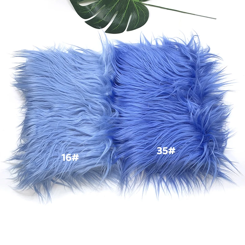 25x45cm 8cm Pile  Faux Fur Fabric For Patchwork Sewing Material Doll Toy Beard Hair Diy Handmade Home Decoration Cosplay Fabric thumbnail 6