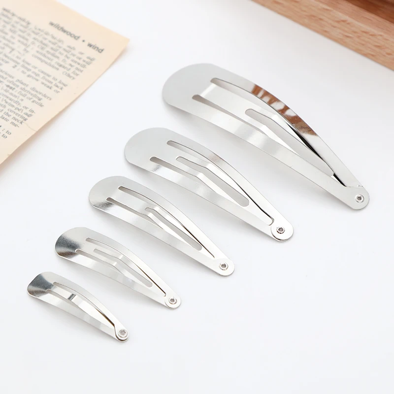 10/20/30pcs/set Women Silver Gold Black Waterdrop Shape Basic Alloy Hair Clips BB hairpins Barrettes Fashion Hair Accessories thumbnail 4