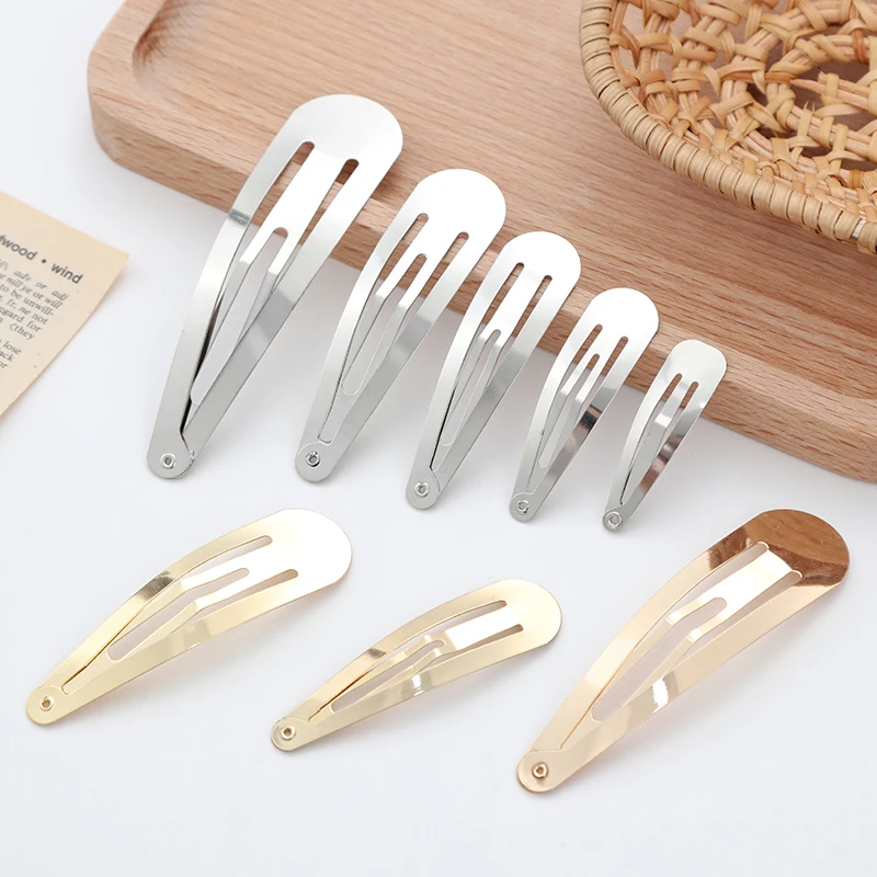 10/20/30pcs/set Women Silver Gold Black Waterdrop Shape Basic Alloy Hair Clips BB hairpins Barrettes Fashion Hair Accessories thumbnail 3