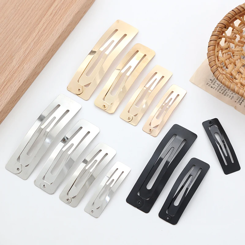 10/20/30pcs/set Women Silver Gold Black Waterdrop Shape Basic Alloy Hair Clips BB hairpins Barrettes Fashion Hair Accessories thumbnail 6