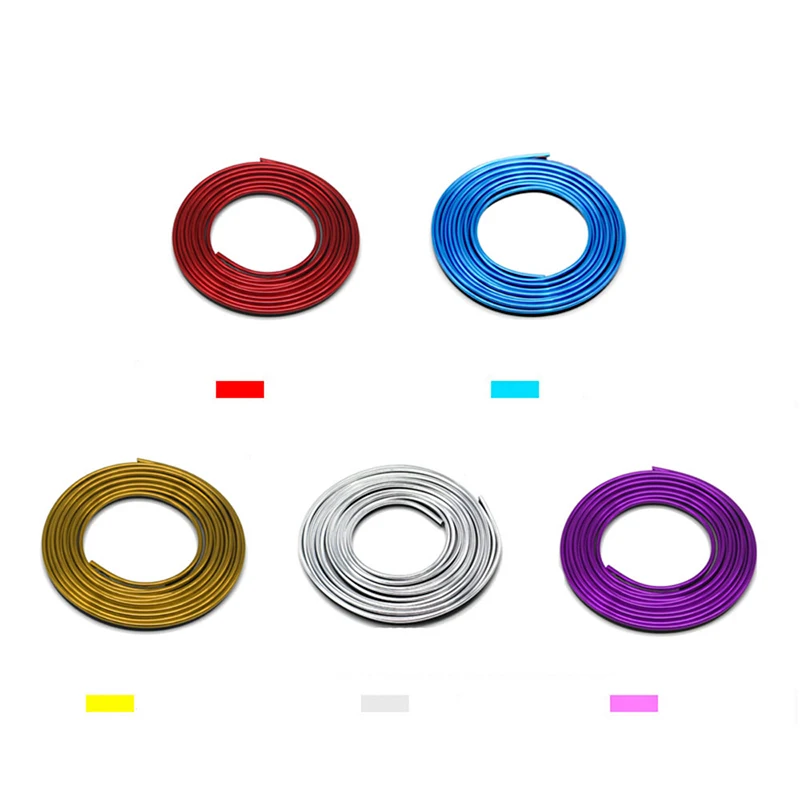 5M Car Dashboard Door Edge Insert Trim Styling Interior Decorative Moulding Universal Auto Accessories Insert Strip With Scraper thumbnail 3