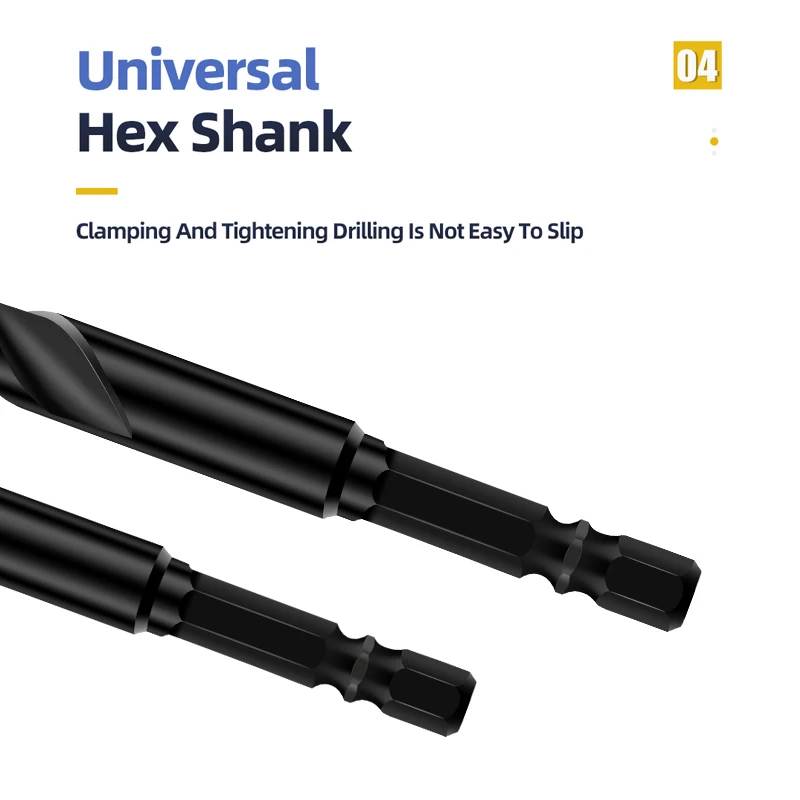 TOOLEYE Cross Hex Drill Bit Set For Concrete Porcelain Tile Glass Metal Multifunction Drill Bits Kit Power Tools Drilling Drills thumbnail 6