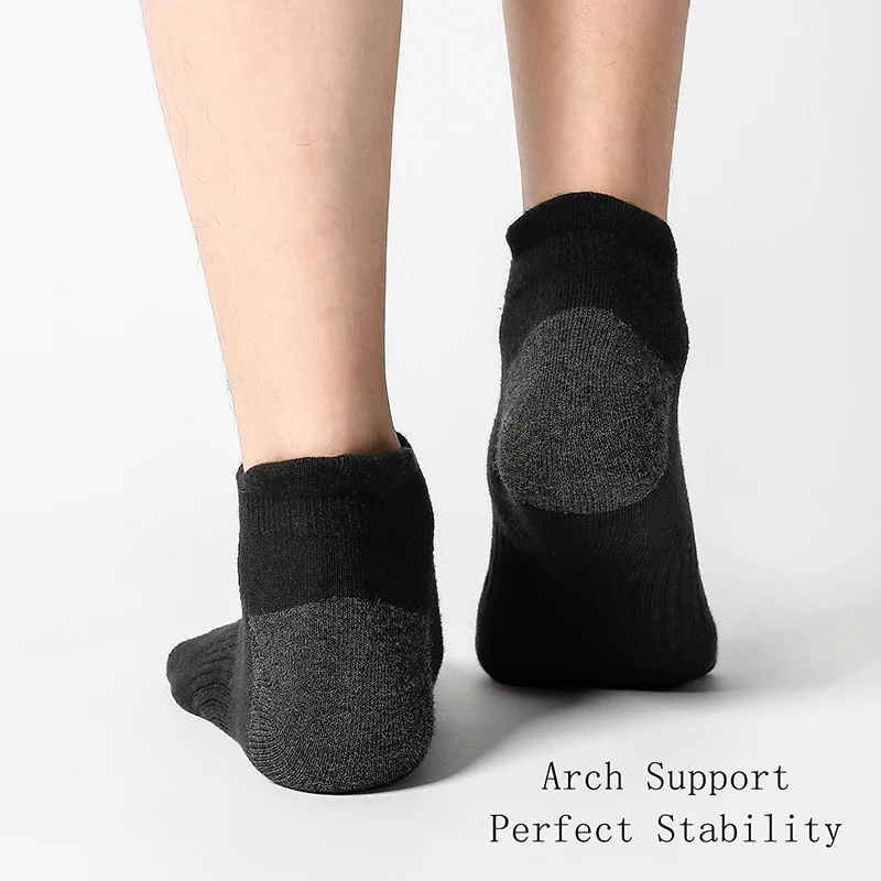 AOTOLK 6/12 Pairs Cotton Man and Women Socks Sports Solid Color Male's Short Sock Cycling Breathable Ankle Summer Running Socks thumbnail 6