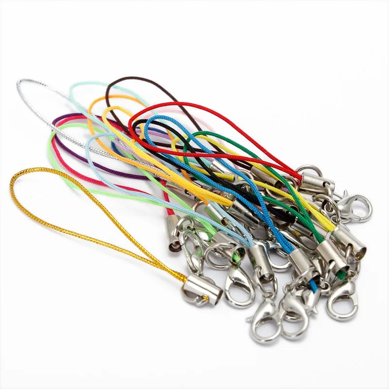 10/50pcs Lanyard Lariat Strap Cord Clasp Rope Keychains Cellphone Hook Keyring Bag Accessories Key Ring Making Supplies Material thumbnail 2