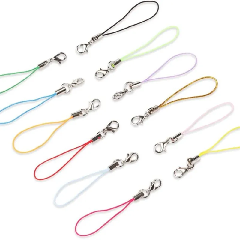 10/50pcs Lanyard Lariat Strap Cord Clasp Rope Keychains Cellphone Hook Keyring Bag Accessories Key Ring Making Supplies Material thumbnail 4