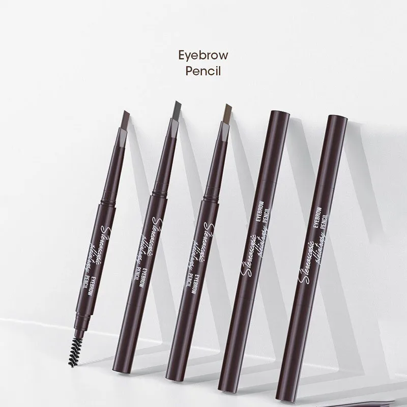 5 Colors Eyebrow Cosmetics Pencil Waterproof Double-headed Eyebrow Tattoo Natural Long Lasting Makeup Paint Eyebrow Pencil thumbnail 2
