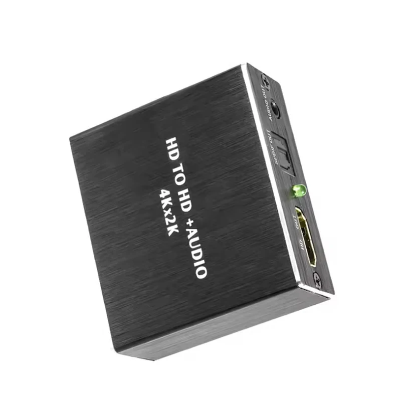 4K x 2K Video Audio Extractor HDTV to 3.5MM Audio Converter SPDIF Optical TOSLINK Stereo Out Splitter Adapter thumbnail 6