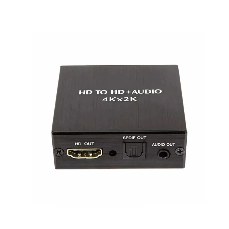 4K x 2K Video Audio Extractor HDTV to 3.5MM Audio Converter SPDIF Optical TOSLINK Stereo Out Splitter Adapter thumbnail 5