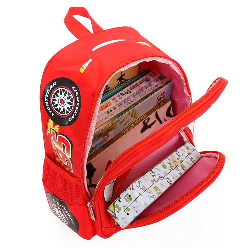 Disney  car children's bag kindergarten  boy safety backpack primary school students 3-6 years old thumbnail 4