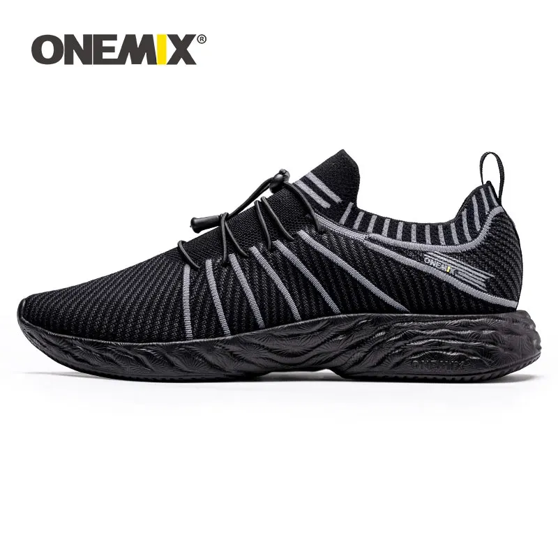 ONEMIX 2026 Men Running Shoes Non-slip Shock Absorption Sneaker Lightweight Tennis Shoe Waterproof Man Breathable Casual Shoes