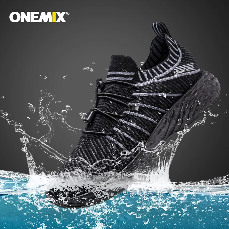 ONEMIX 2026 Men Running Shoes Non-slip Shock Absorption Sneaker Lightweight Tennis Shoe Waterproof Man Breathable Casual Shoes thumbnail 5