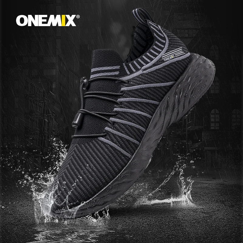 ONEMIX 2026 Men Running Shoes Non-slip Shock Absorption Sneaker Lightweight Tennis Shoe Waterproof Man Breathable Casual Shoes thumbnail 4