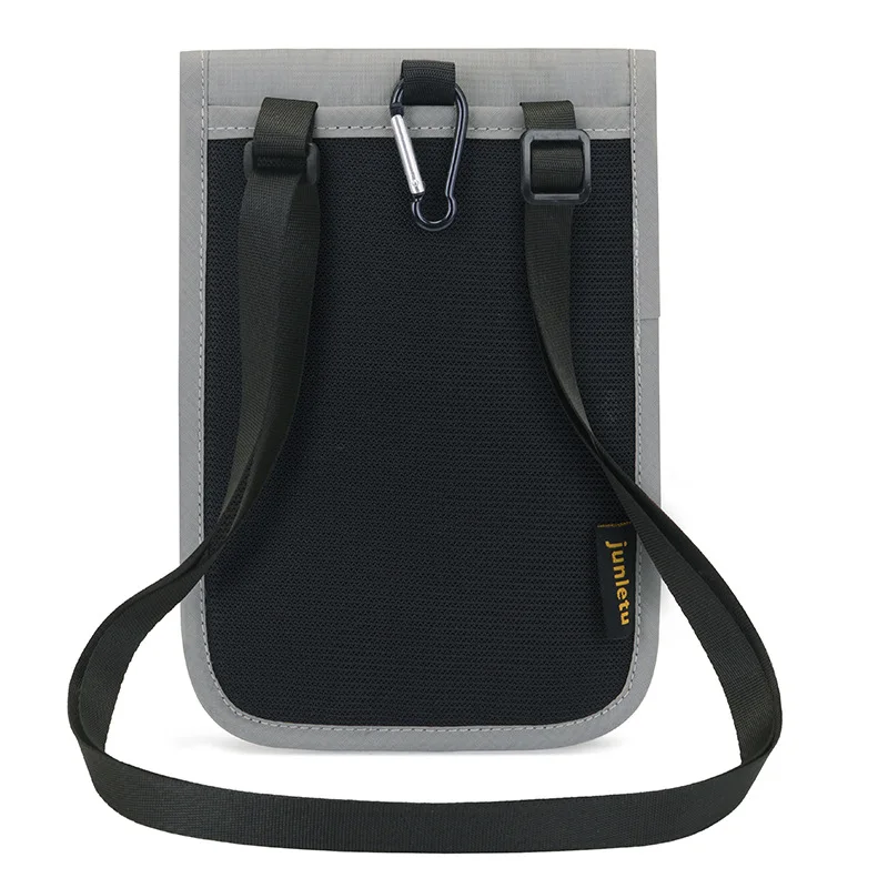 RFID Multifunction Anti-theft Wallet Hidden Travel Neck Pouch Passport Cover Cards Holder ID Card Holder for Men Women thumbnail 5