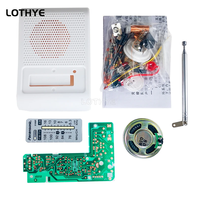 CF210SP FM AM Radio Assembly Kit DIY Teaching Experiment Electronic Assemble Set Kit Production Welding Training Laboratory thumbnail 3