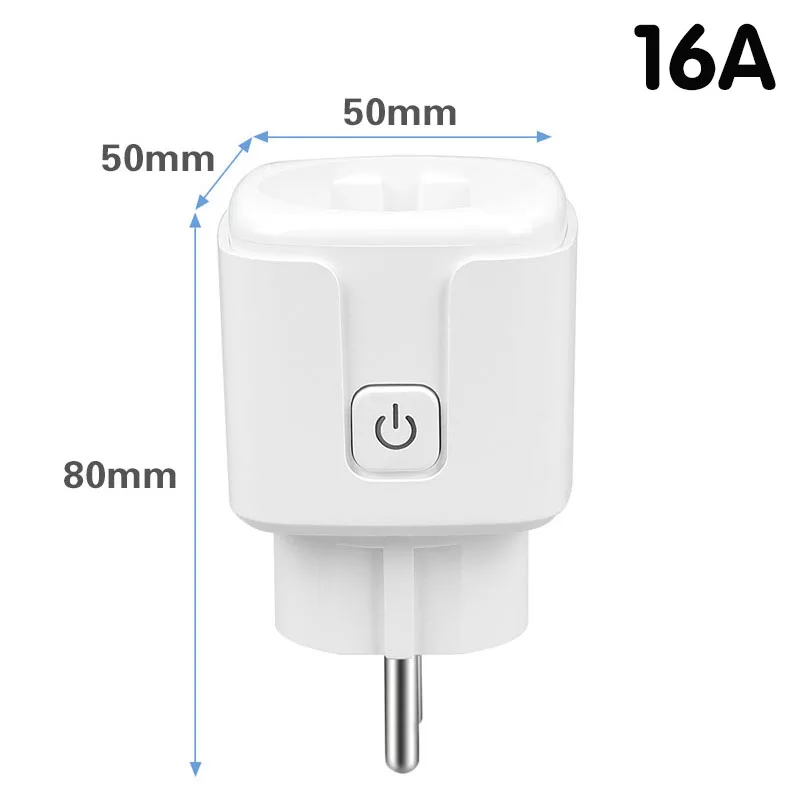 Universal Remote Control Mini Electrical Sockets 433MHZ Rf Smart Plug 220V 16A Single Sockets Switch for Home Appliance led thumbnail 3
