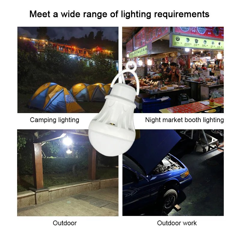 Portable Lantern Camp Lights USB Bulb 5W Power Outdoor Camping Multi Tool 5V LED for Tent Camping Gear Hiking USB Lamp thumbnail 5