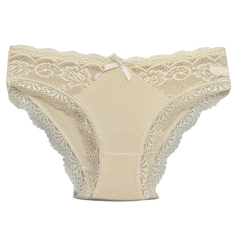 Cotton Briefs Lady 5 PCS/SET Lace Panty Underpants Seamless Panties For Women Lingerie thumbnail 4