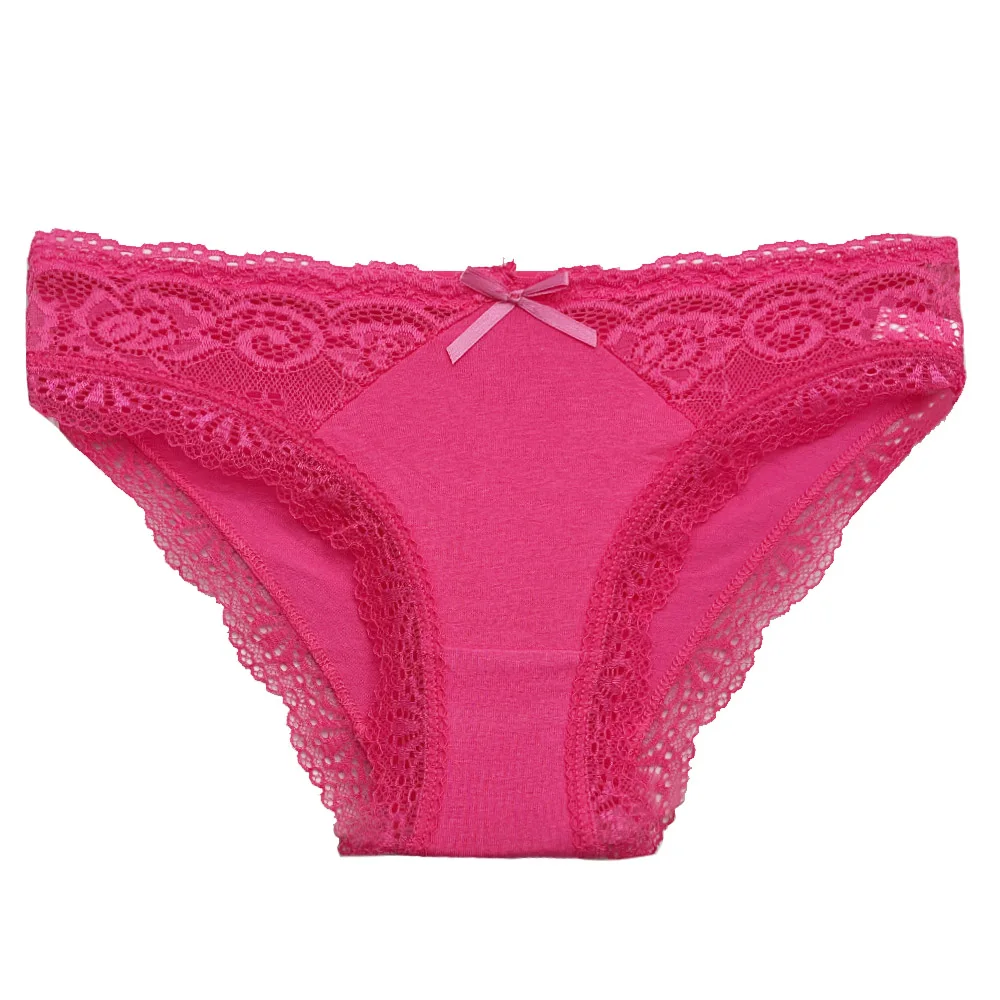 Cotton Briefs Lady 5 PCS/SET Lace Panty Underpants Seamless Panties For Women Lingerie thumbnail 5