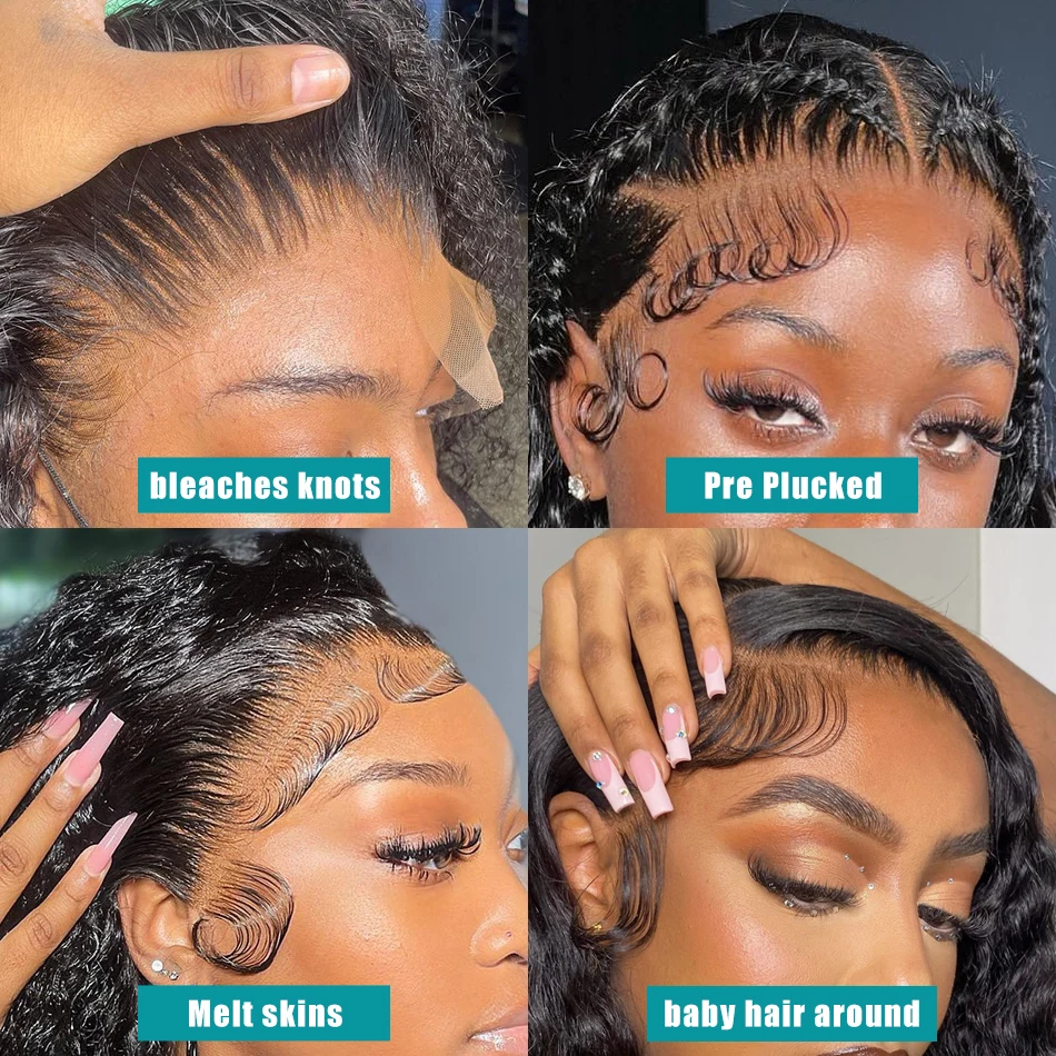 13x6 Hd Lace Frontal Wigs Loose Deep Wave Wigs Brazilian Women Curly Human Hair 30 40 Inch Deep Water Wave 13x4 Lace Front Wig thumbnail 4