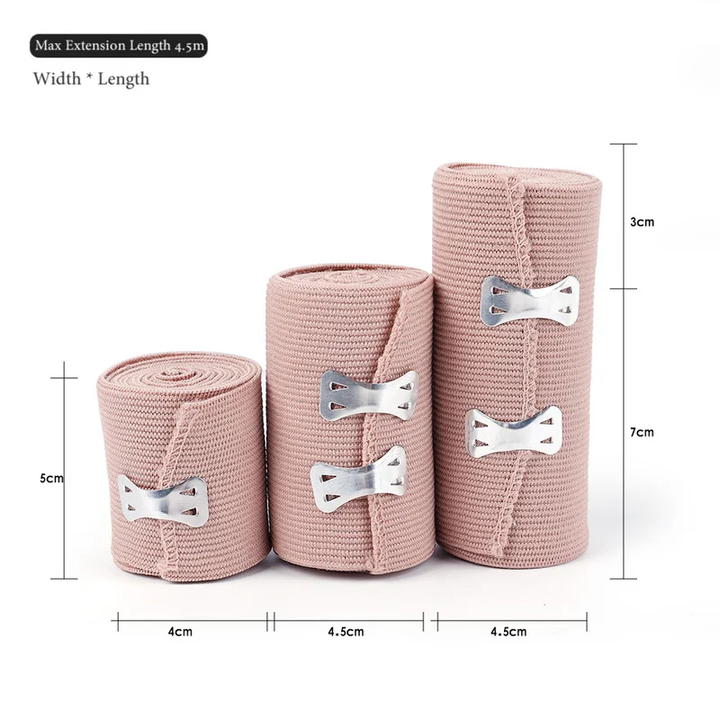 1Pcs High Elastic Bandage Sports Sprain Treatment Outdoor Wound Dressing Emergency Muscle Tape for First Aid Kits Protect thumbnail 6