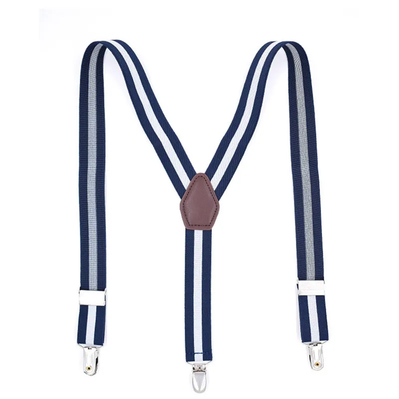 3 Clips Men's Suspenders Men Braces Supports Tirantes for Women Elastic Adjustable Pants Straps Clothing 2.5*110cm thumbnail 5