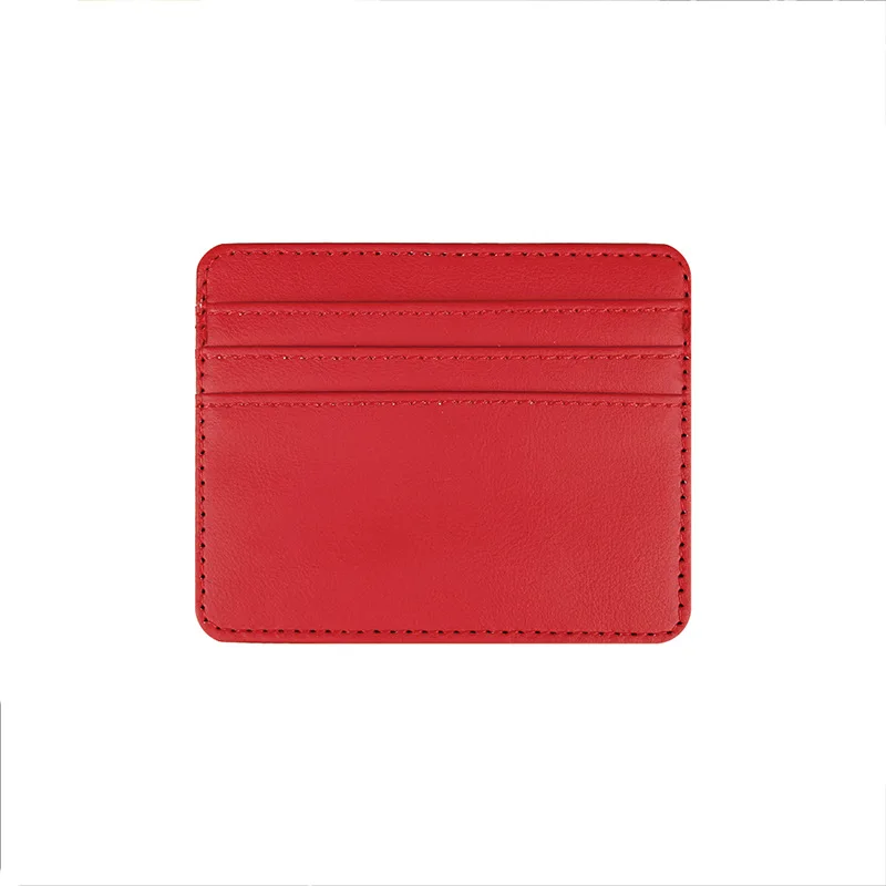 PU Leather ID Card Case - Slim Multi-Slot Holder for Bank/Credit Cards thumbnail 5