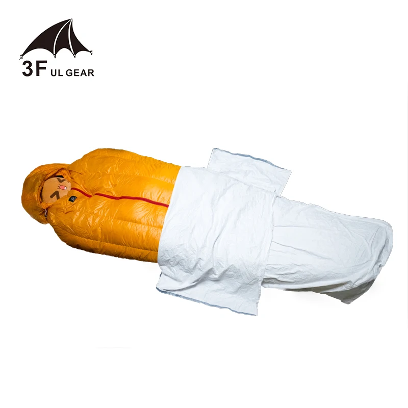 3F UL GEAR TYVEK Sleeping Bag Cover Ventilate Moisture-proof waterproof Dirty Inner Liner Bivy Bag thumbnail 2