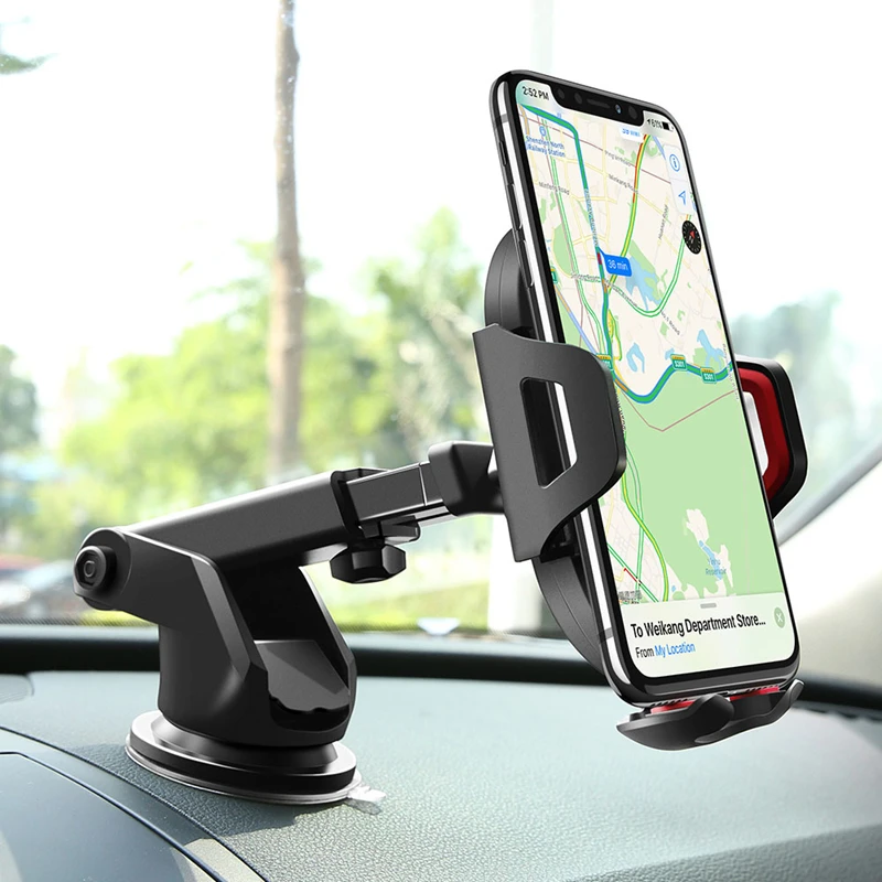 Sucker Car Phone Holder Mount Stand GPS Telefon Mobile Cell Support For iPhone 13 12 11 Pro Max X 7 8 Xiaomi Huawei Samsung thumbnail 2