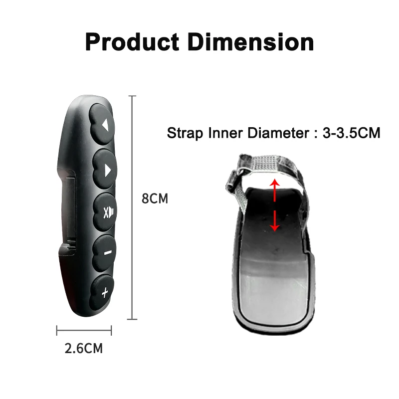 10 Keys Wireless Steering Wheel Remote Control Multi-function Android Universal Bluetooth  For Car Radio DVD GPS Multimedia thumbnail 5