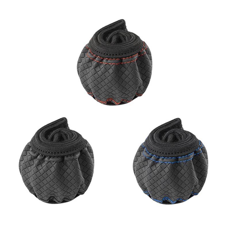 Universal Car Steering Wheel Cover Microfiber Leather Protection Cover Anti Slip Breathable for 37-39cm Steering Wheel Protector thumbnail 6