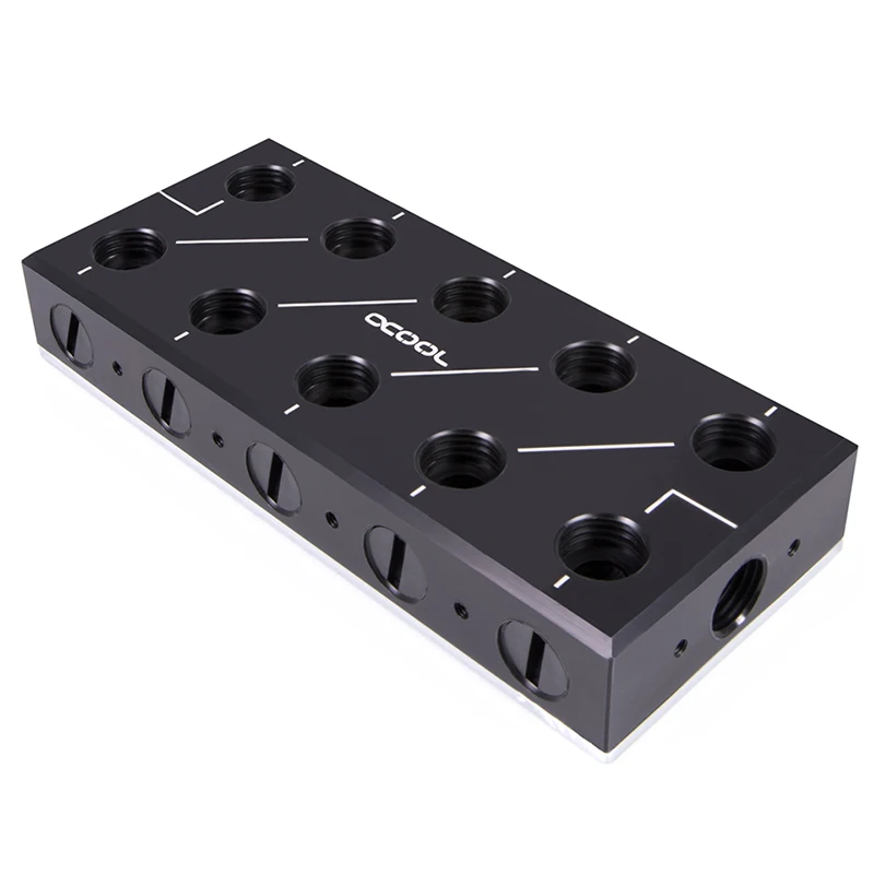 100% Alphacool ES Distro Plate C1/C2/C3/C5 For Small Case ,Server,Workstation Water Cooling Fluid Loop Build System thumbnail 5