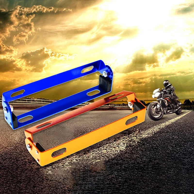 1pc New Multi Color Universal Aluminum Car Motorcycle License Plate Frame Tag Holder Power License Plate Frames