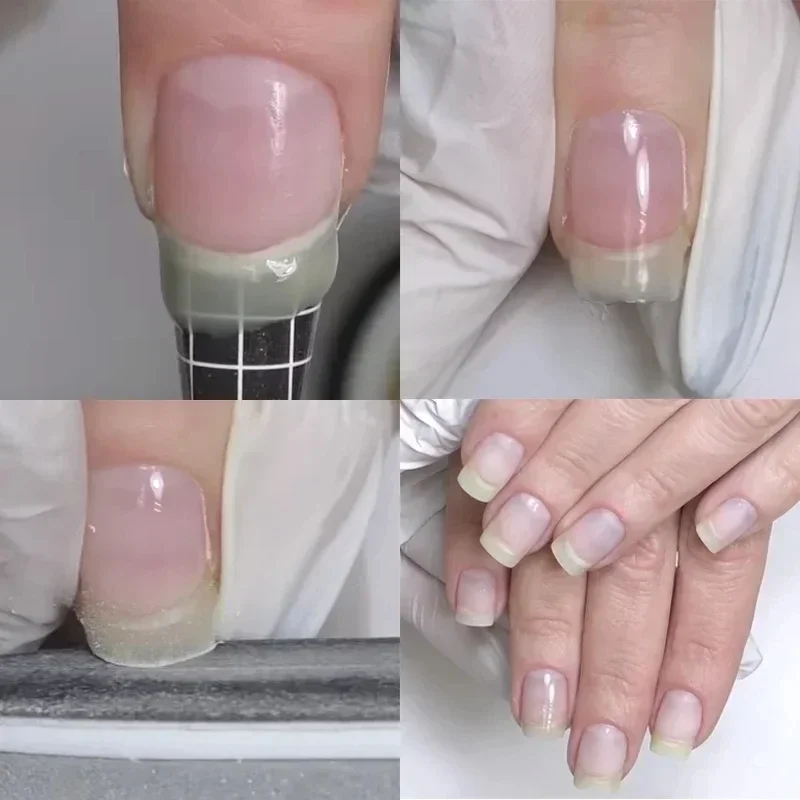 MSHARE 50ml Natural Nails Gel Builder Nalil Tpo Free Self Leveling Gel for Nail Extension Construction Pink Shade UV Led Gel thumbnail 2