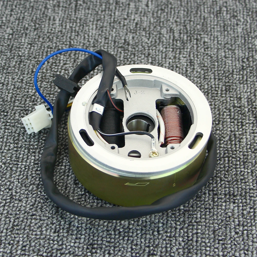 Two-stroke motorcycle AX100 Magneto stator rotor assembly AX 100 Generator stator rotor thumbnail 2