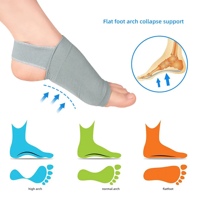 New Sebs Flat Foot Arch Support Orthopedic Insoles For Shoes Men Women Foot Valgus Corrector Shoe Pad Inserts Orthosis Insole thumbnail 3