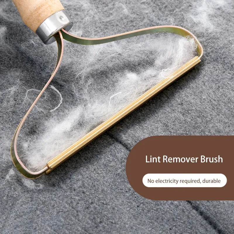 Portable Lint Remover Pet Hair Remover Brush Manual Lint Roller Sofa Clothes Cleaning Lint Brush Fuzz Fabric Shaver Brush Tool thumbnail 4