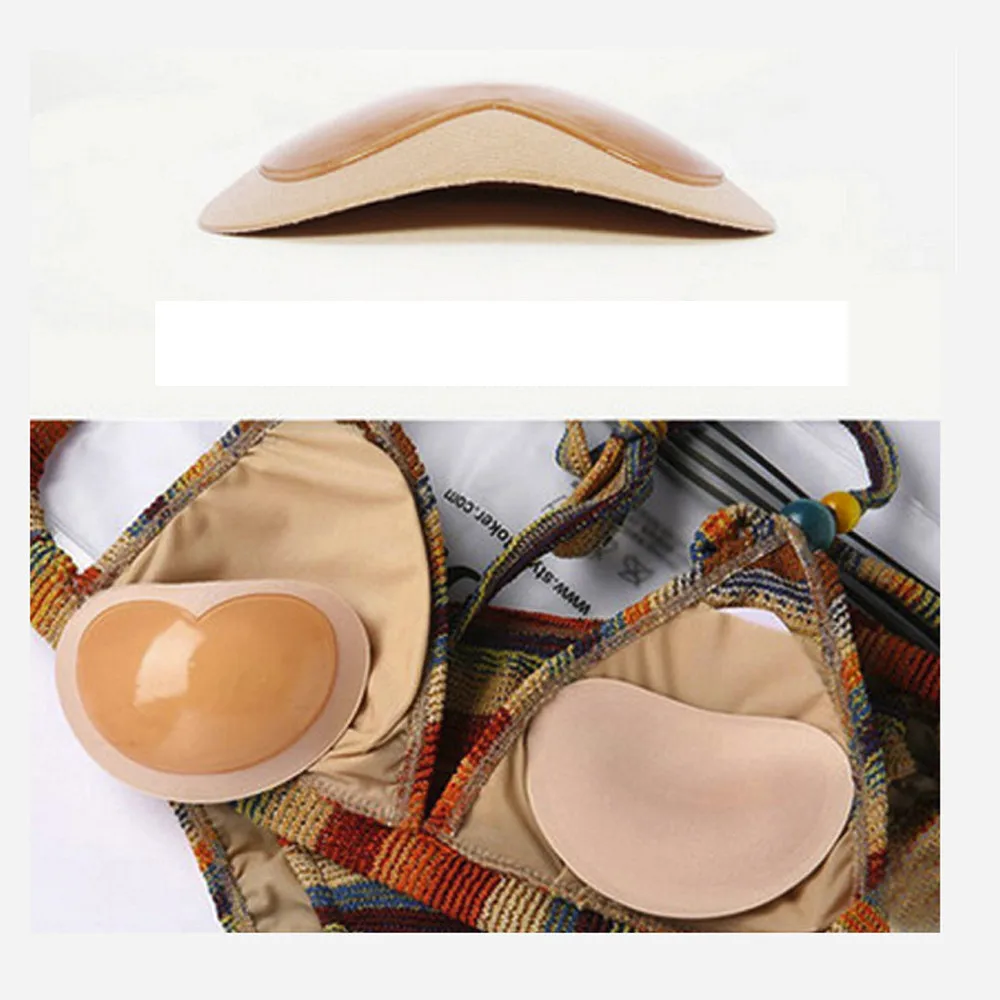 Bikini 2020 Chest Pad Bikini Set Push Up Padded Bikinis Swimsuit Women Swimwear Women 2020 Thicker Breathable Sponge Bra Pad thumbnail 4